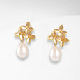 Cherry Blossom Earrings with Pearl