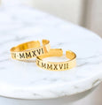 Custom Engraving Bar Band Ring