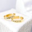 Custom Engraving Bar Band Ring