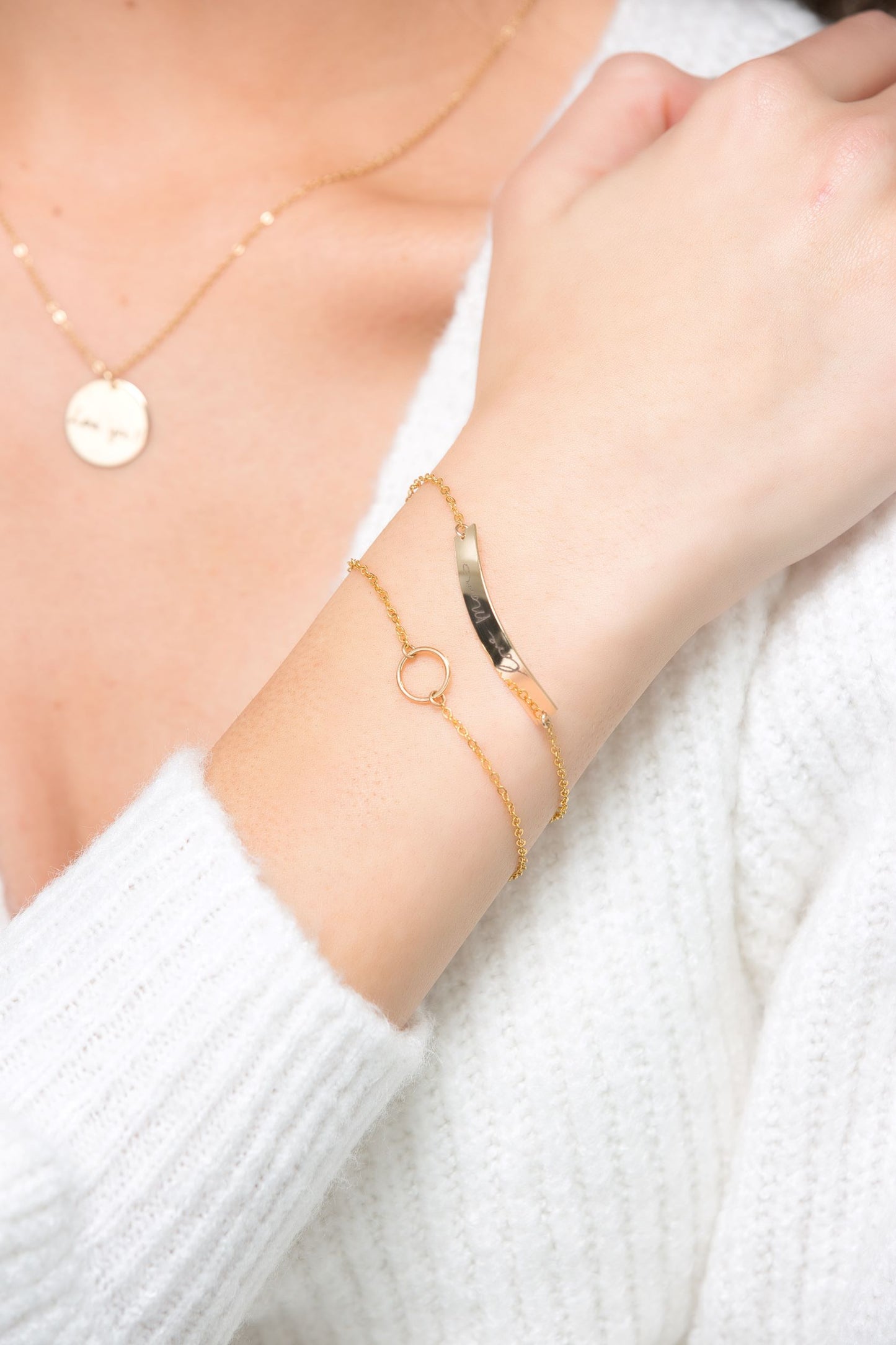 Signature Handwriting Bracelet