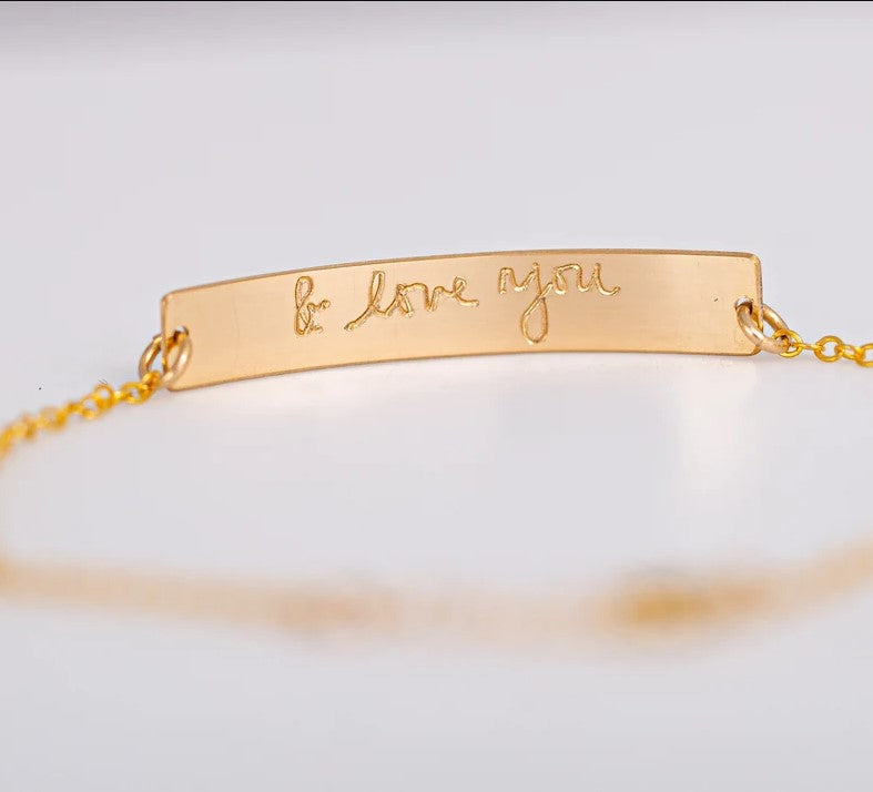 Signature Handwriting Bracelet