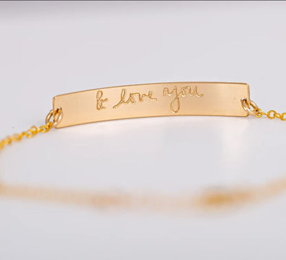 Signature Handwriting Bracelet