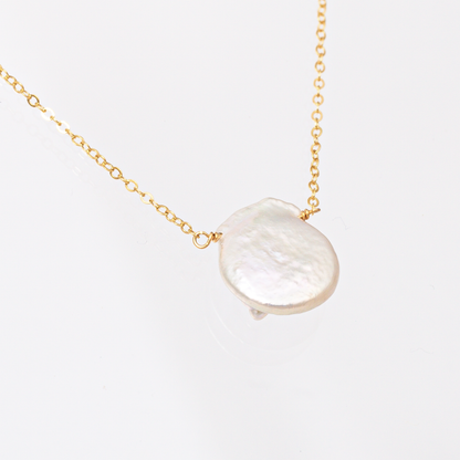 Dainty Freshwater Pearl Pendant Necklace