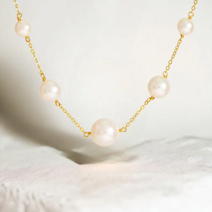 Link Swarovski Fresh Water Pearl Necklace