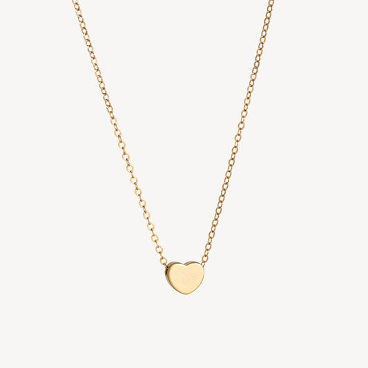 Heart Initial Necklace