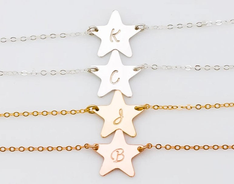 Personalized Star Necklace