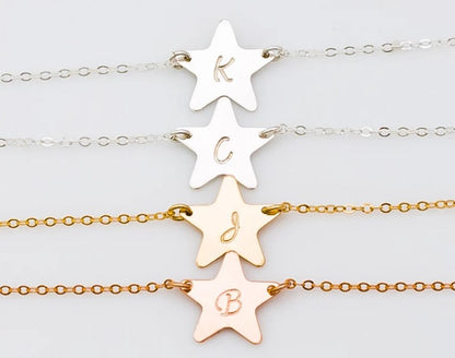 Personalized Star Necklace