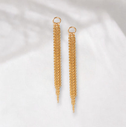 Tassel Circle Stud Earrings