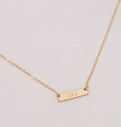 Mini Skinny Bar Necklace