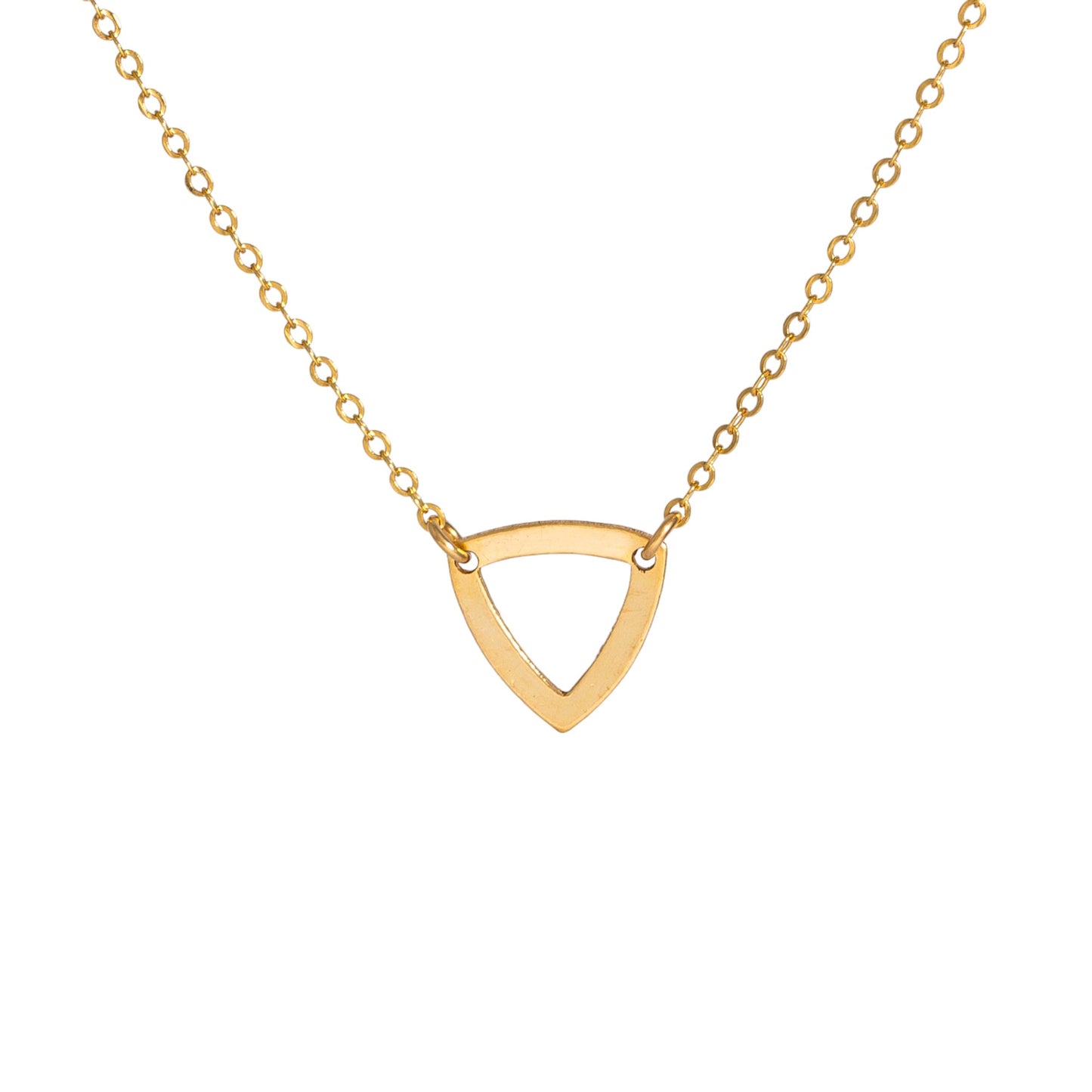 Outline Triangle Choker Necklace