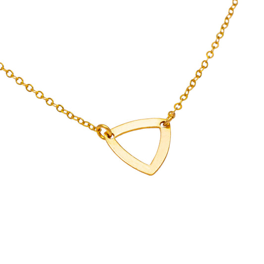 Outline Triangle Choker Necklace