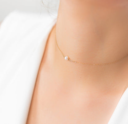 Small Pearl Necklace