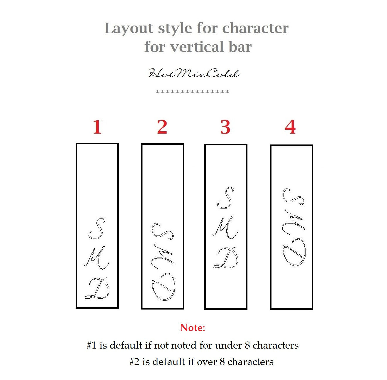 Hotmixcold Vertical Bar Layout