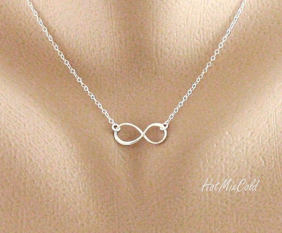 Sterling Silver Infinity Necklace