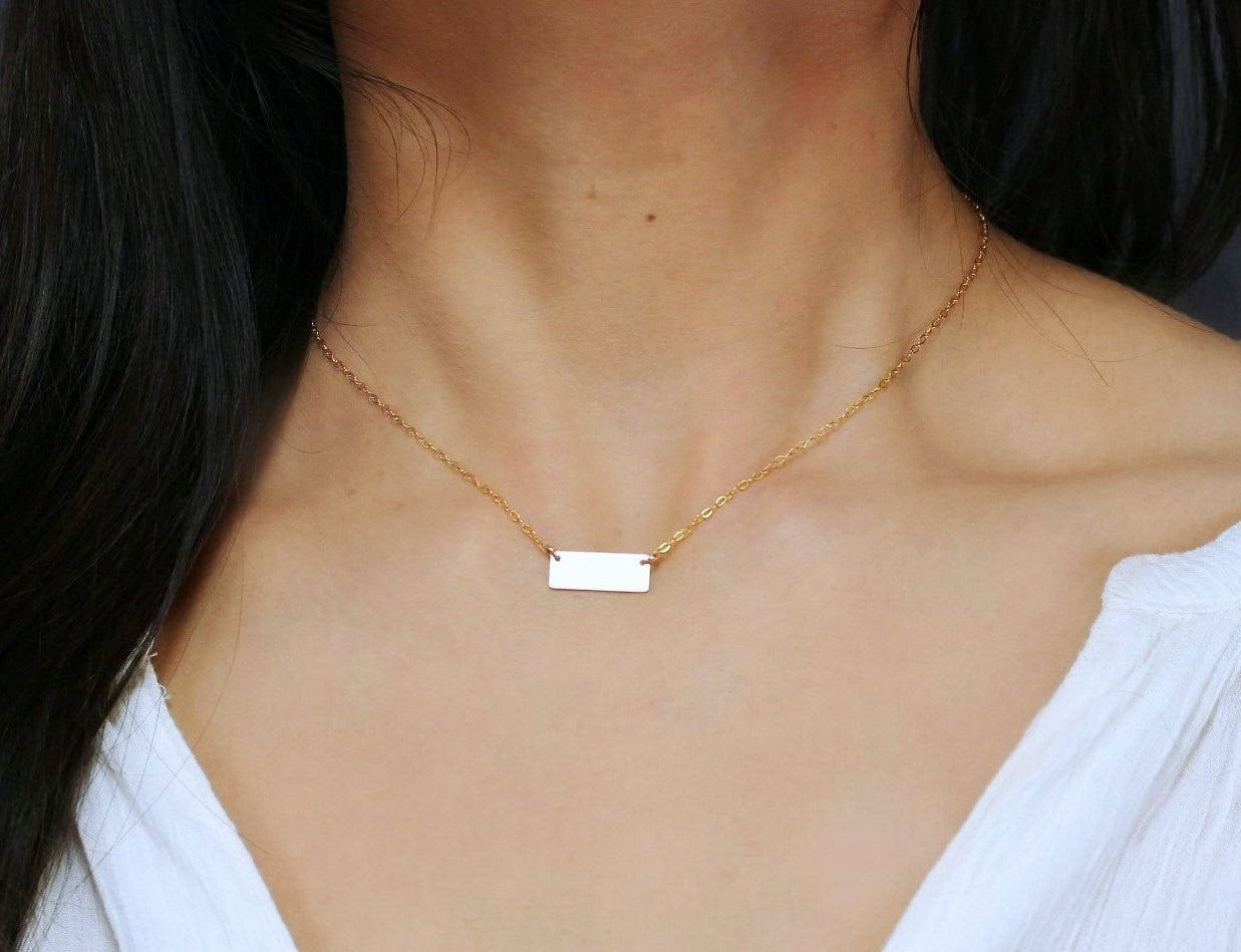 Small Bar Necklace